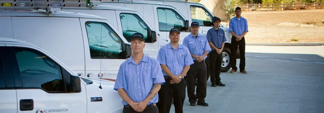 KIC Refrigeration crew ready for Mini Split Repair jobs across Villas