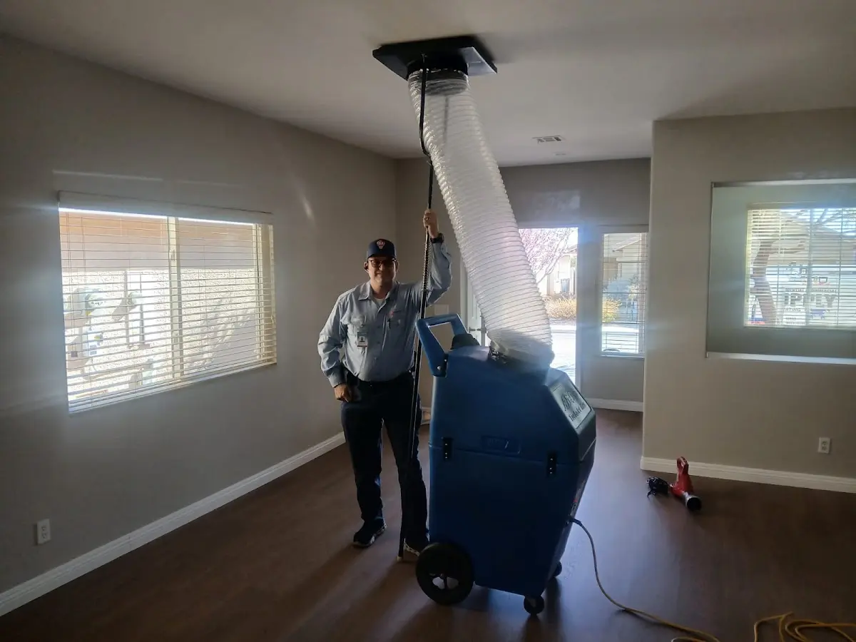 Professional Dryer Vent Cleaning work inside a Villas home